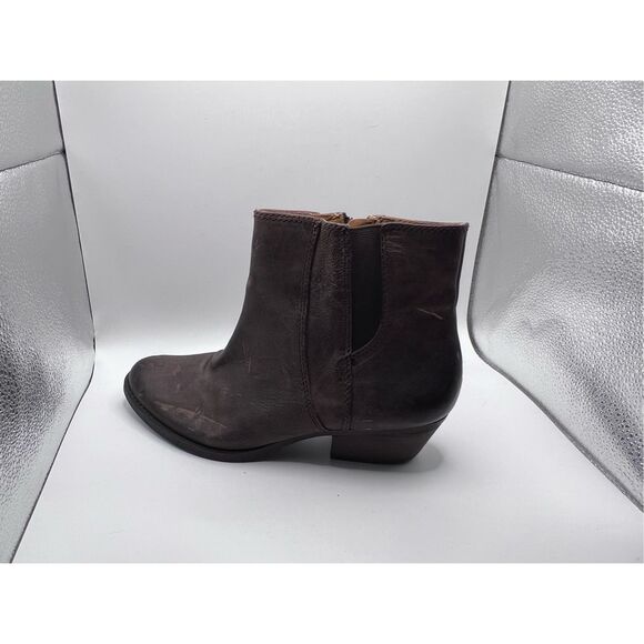 Nine West Sloane Brown Ankle Boots‎ - size 9M - Picture 2 of 8